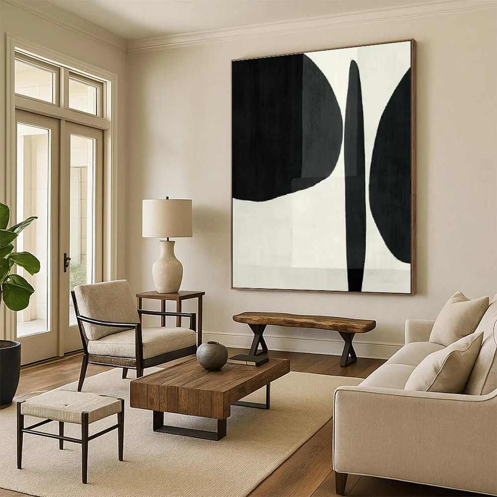 Black_Architecture_Abstract_Canvas_Artwork_6XQF4 wall art